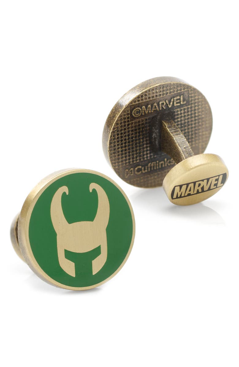 Cufflinks, Inc. Loki Cuff Links, Alternate, color, Gold