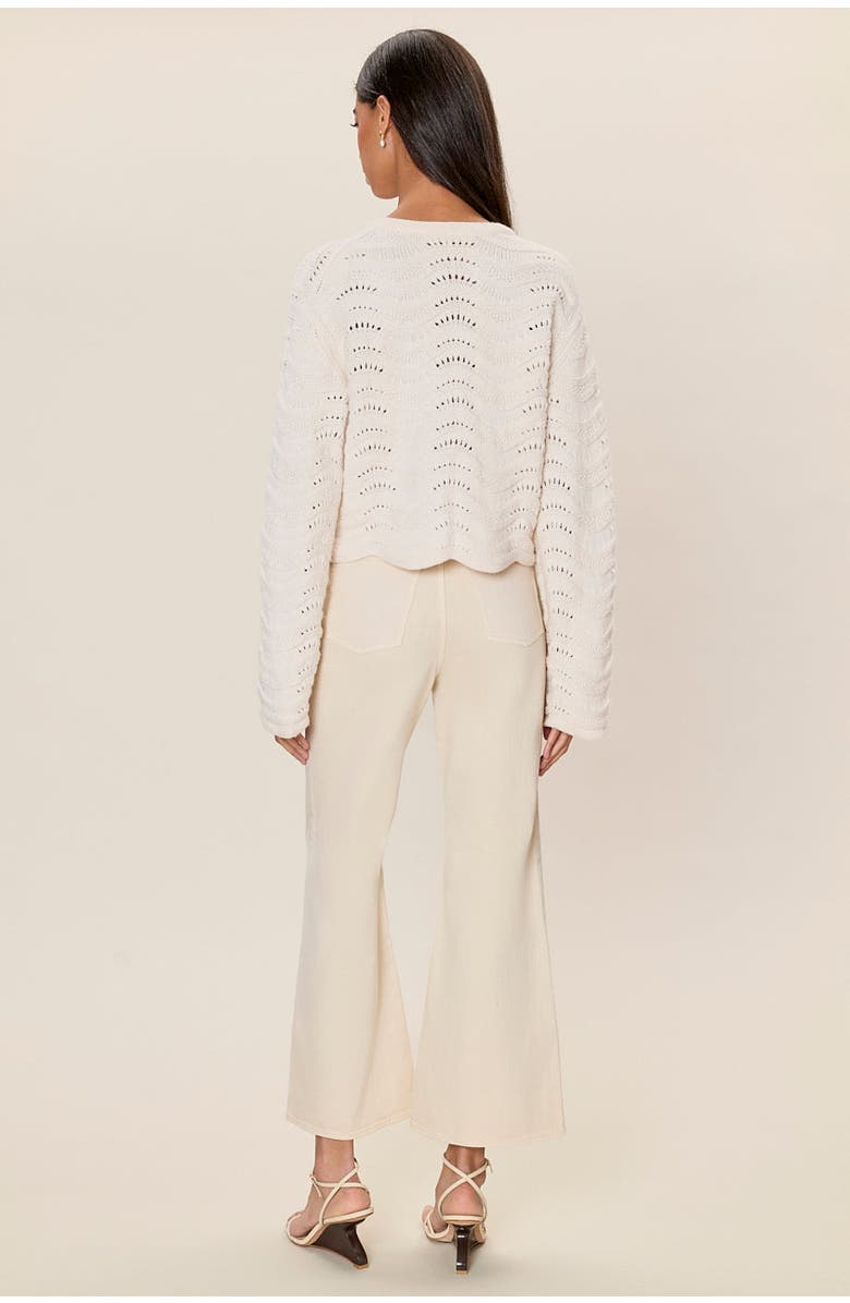 Rebecca Taylor Rem Knit Cardigan, Alternate, color, Ivory