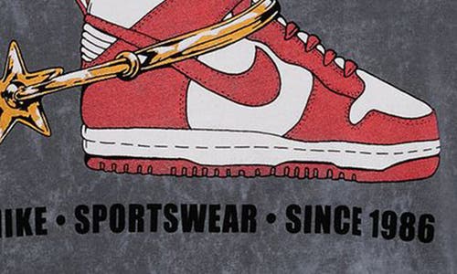 Nike Max90 Vintage Dunk High Graphic T-shirt In Gray