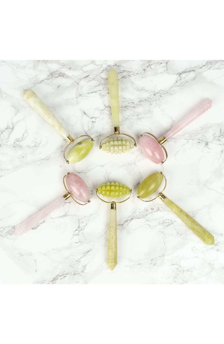 White Lotus Beauty Premium Intensive Jade Roller, Alternate, color, Green