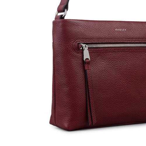 Radley Pickwick Small Ziptop Crossbody Bag In Burgundy