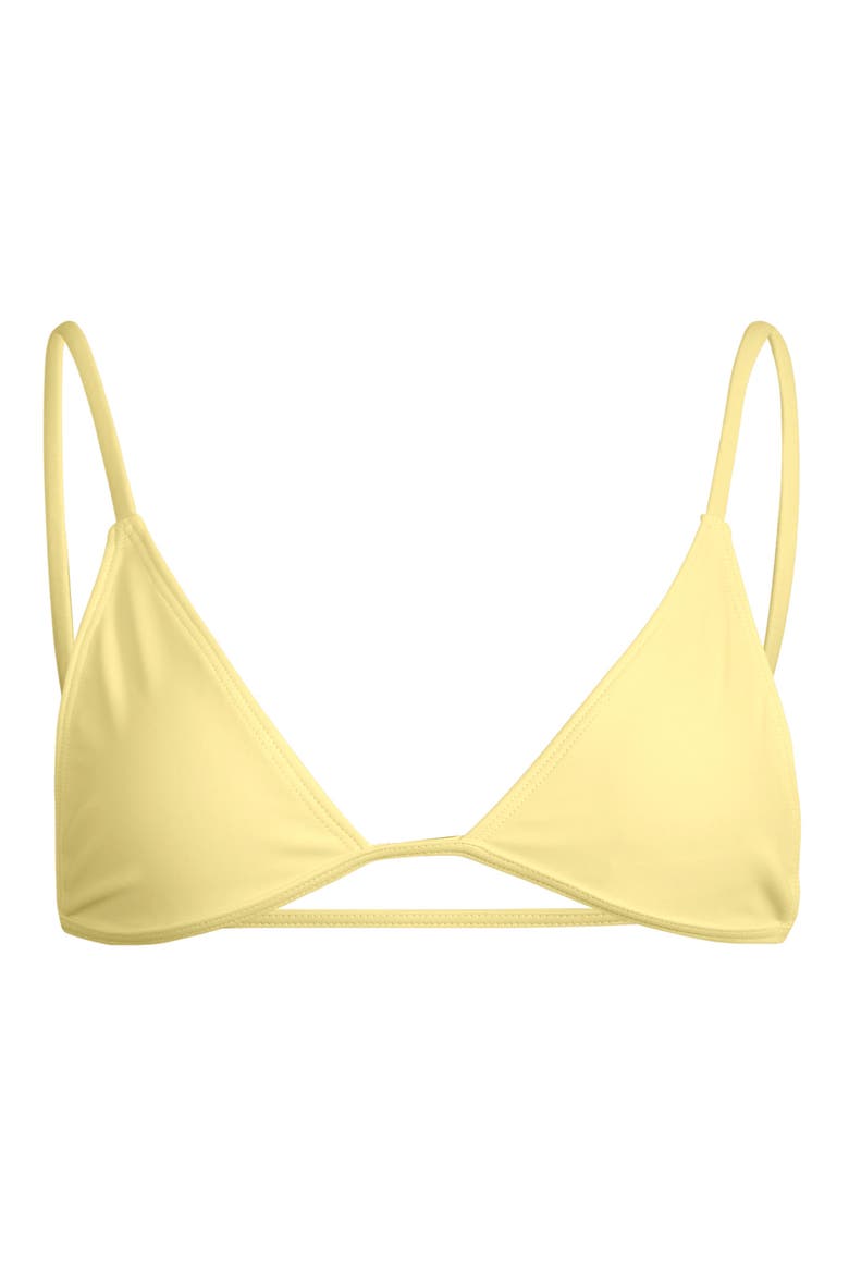 Lucid Bijou Bikini Top, Alternate, color, Yellow