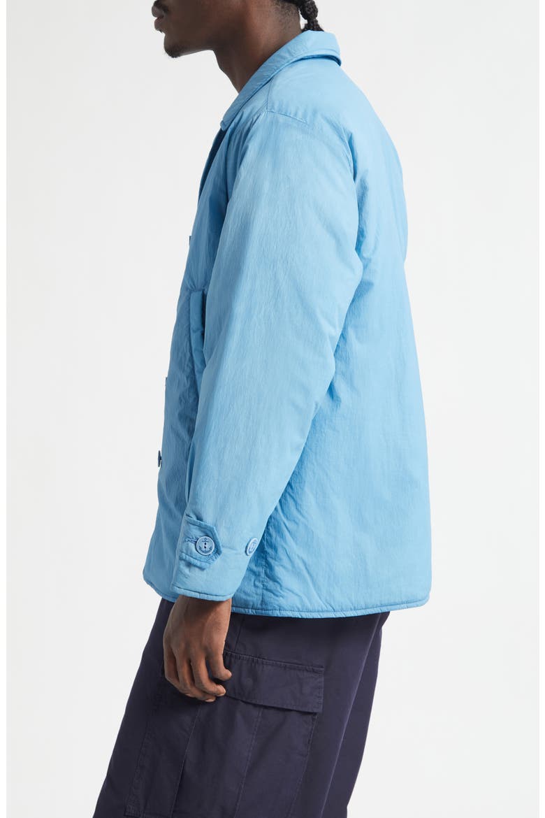 P-Coat Pigment Dyed Nylon Double Breasted Jacket, Alternate, color, SAX