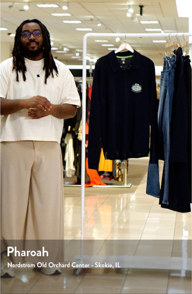 x NFL Patlong Long Sleeve Piqué Polo, sales video thumbnail