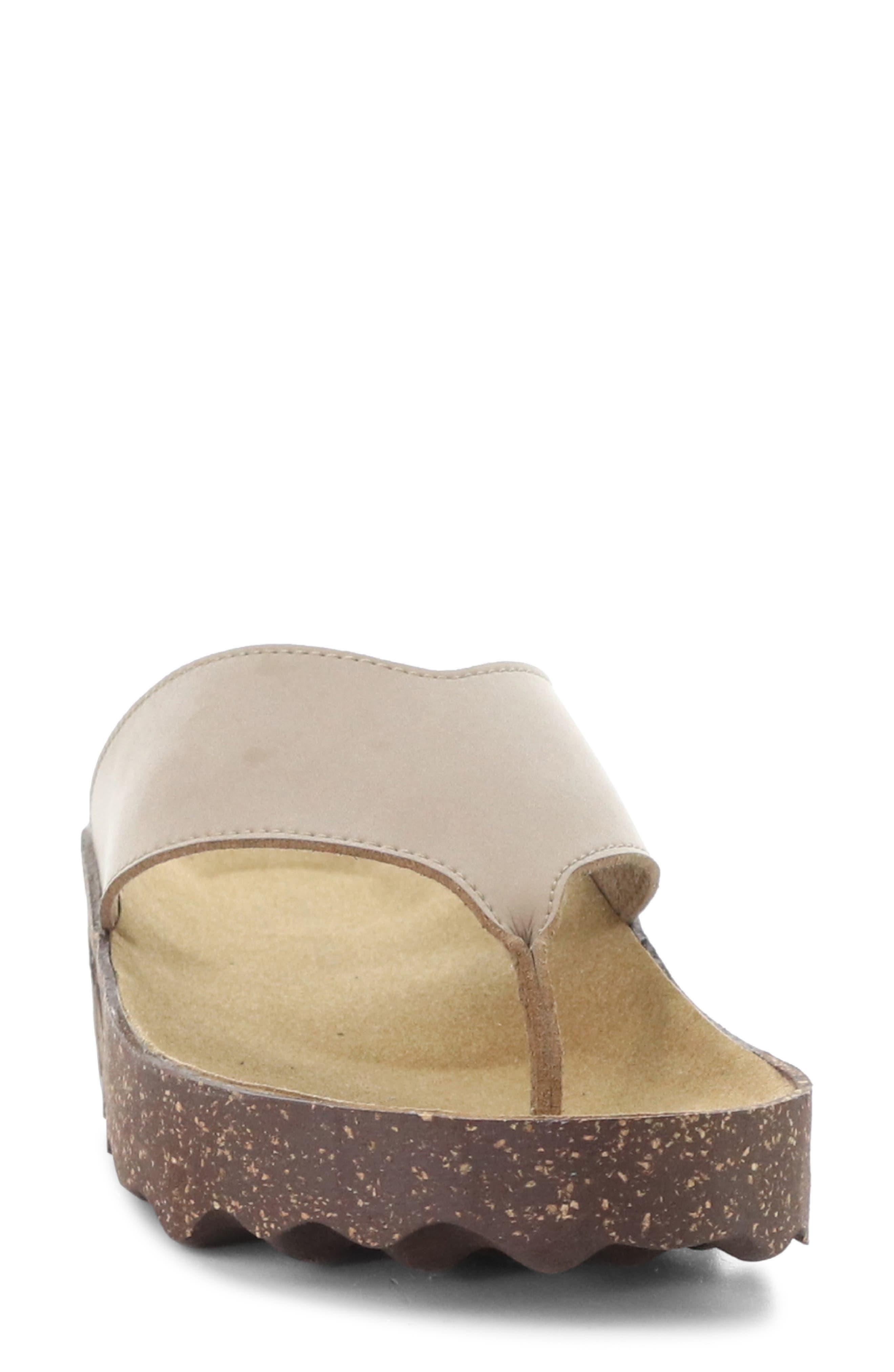 Asportuguesas by Fly London Cami Platform Flip Flop, Alternate, color, Sand