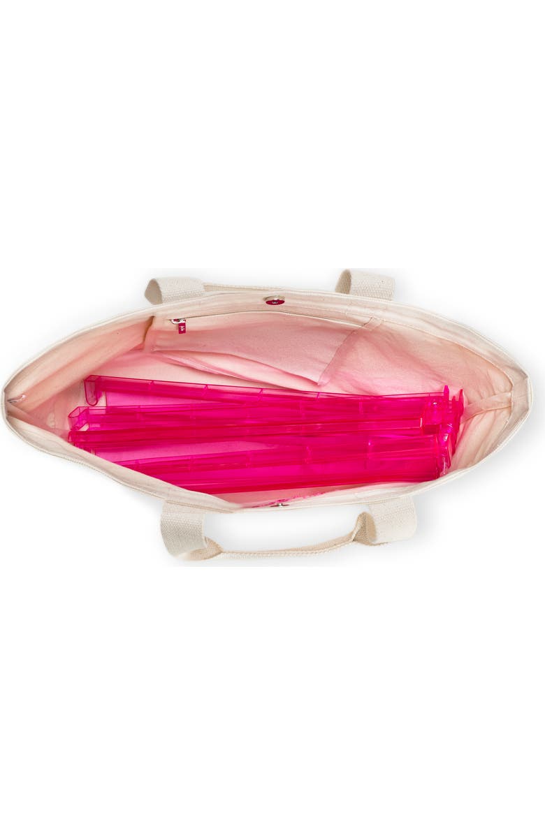 Ame & Lulu Mahjong Large Tote, Alternate, color, Pink