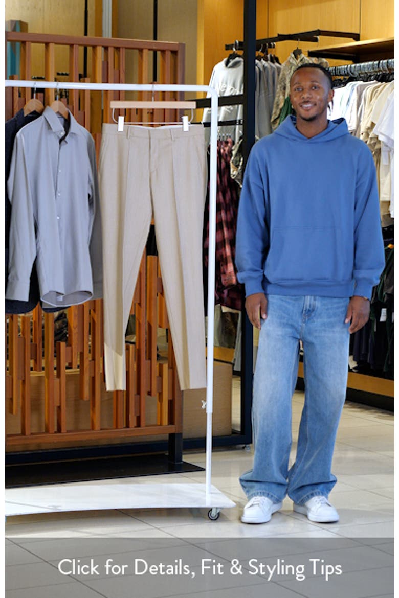 Genius Slim Fit Virgin Wool Suit Pants video