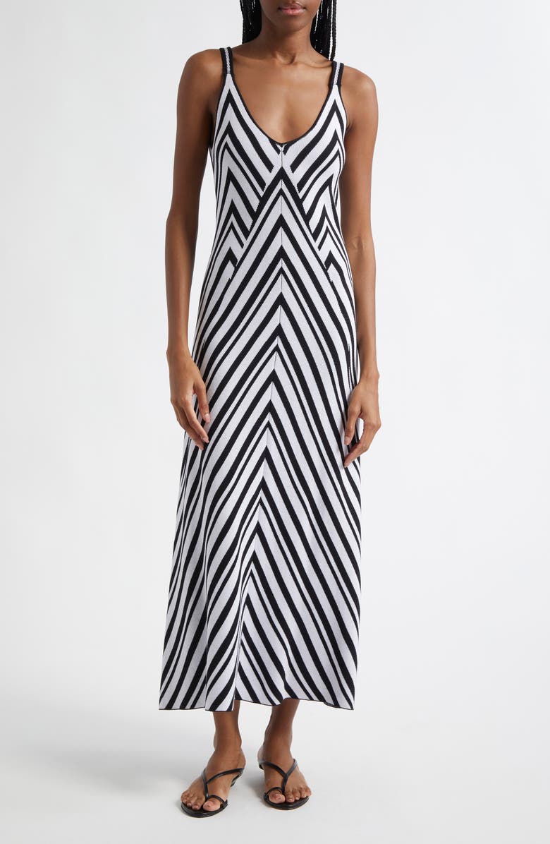 FARM Rio Chevron Stripe Sweater Dress, Main, color,