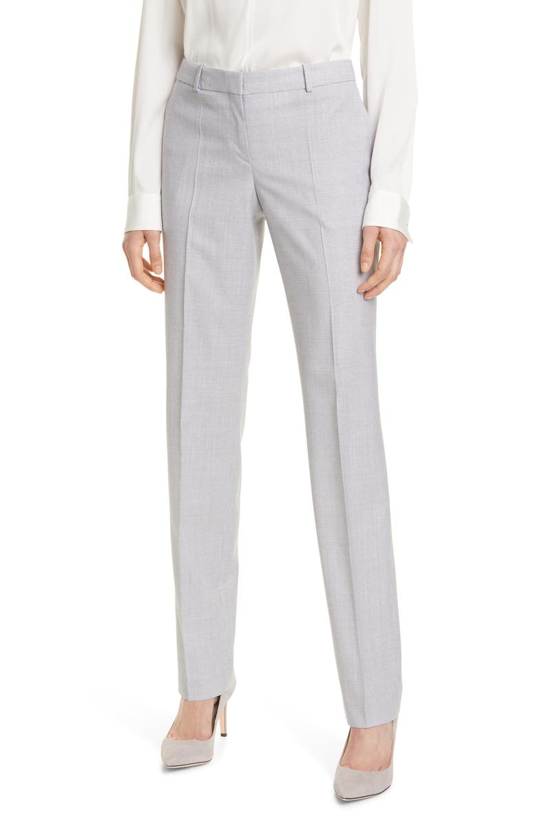 BOSS Tamea Straight Leg Pants, Main, color, 