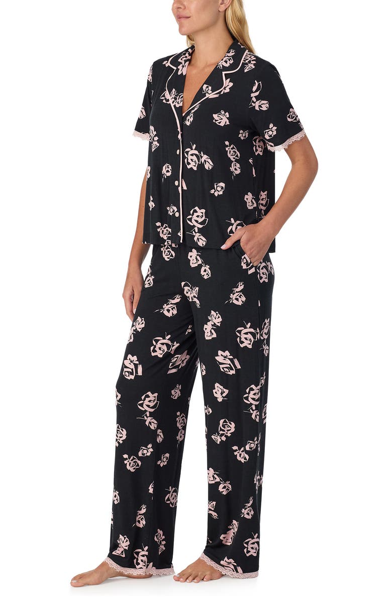 Sanctuary Floral Long Pajamas, Alternate, color, 