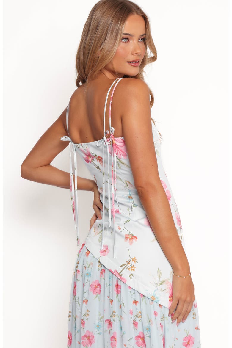Renata Floral Strappy Maxi Dress, Alternate, color, BLUE FLORAL