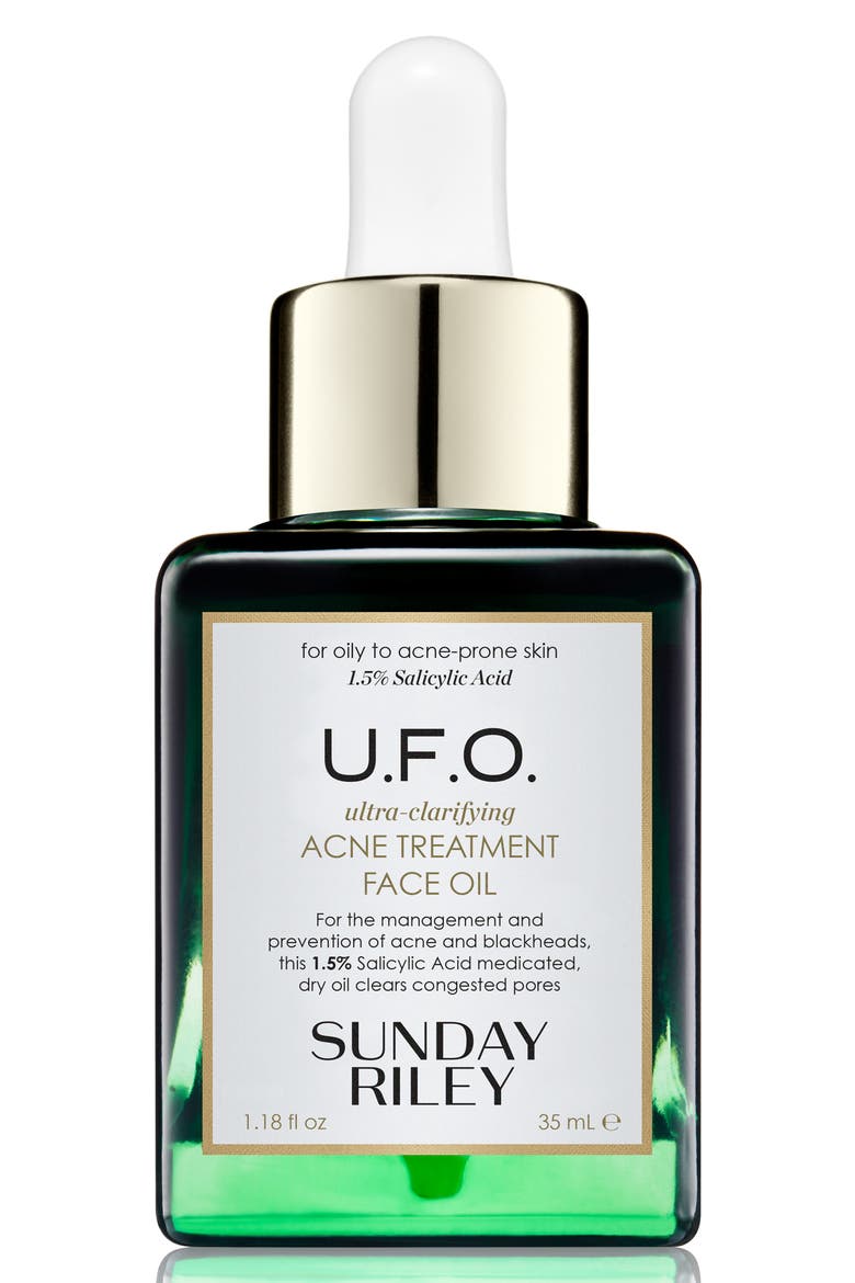 U.F.O. Ultra-Clarifying Acne Treatment Face Oil, Main, color, NO COLOR