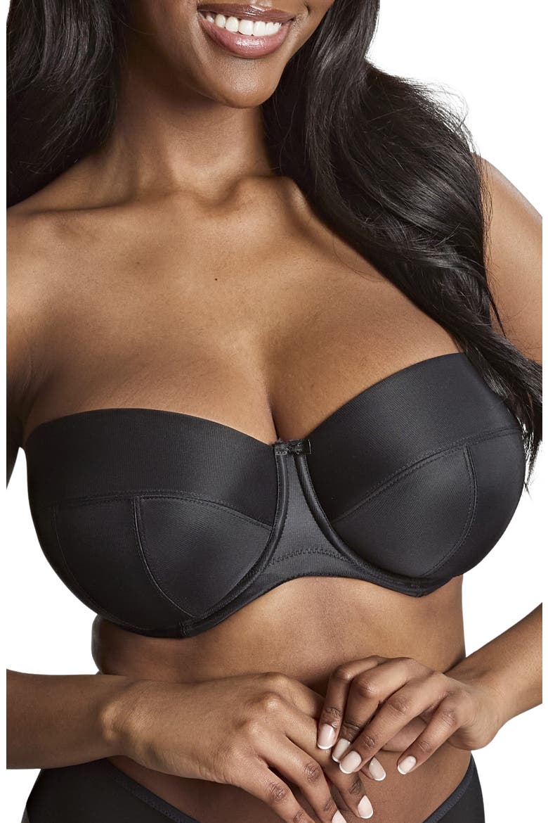 Alice Underwire Ultimate Strapless Bra, Main, color, BLACK