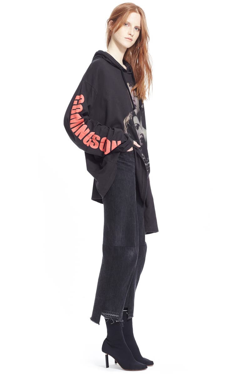 VETEMENTS 'Coming Soon' Graphic Print Hoodie, Alternate, color,