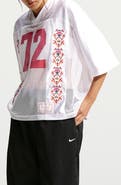 Nike Sportswear Graphic Oversized Mesh Jersey