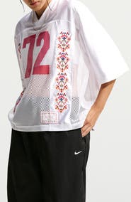 Nike Sportswear Graphic Oversized Mesh Jersey