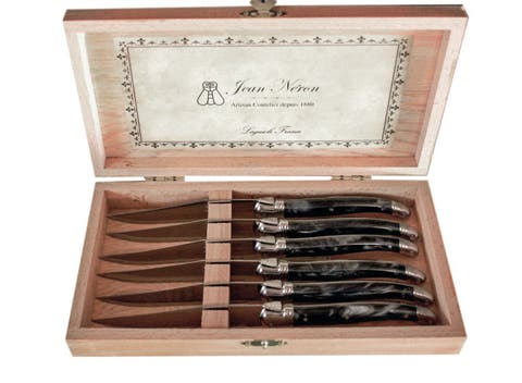 6 Piece Steak Knife Set, in Wood Presentation Box