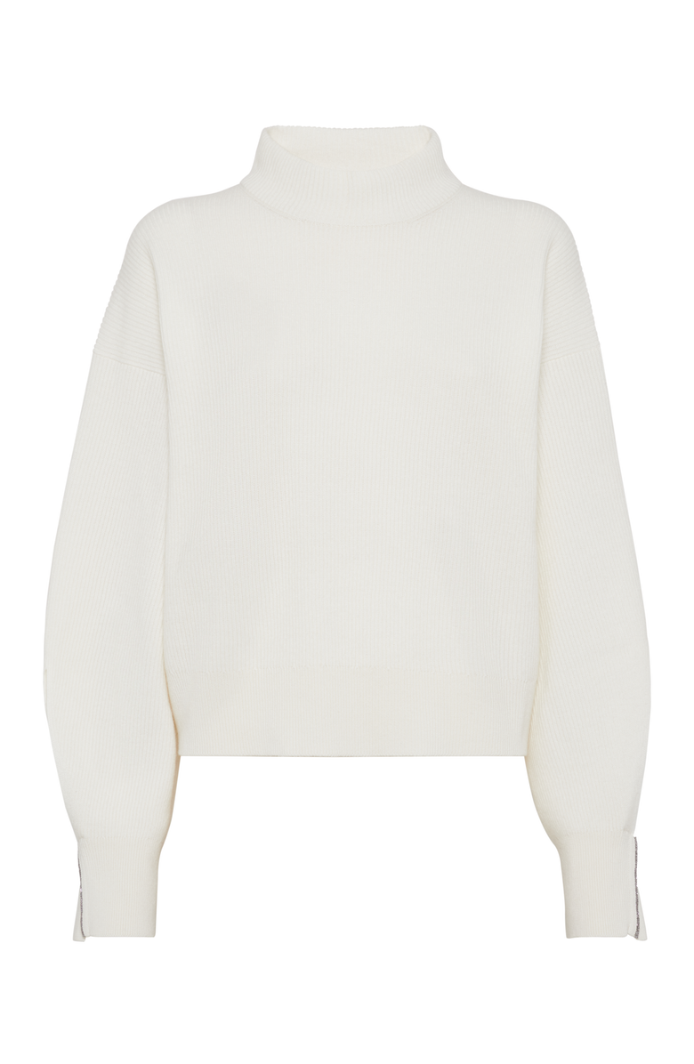 Brunello Cucinelli Cashmere sweater with monili, Main, color, 