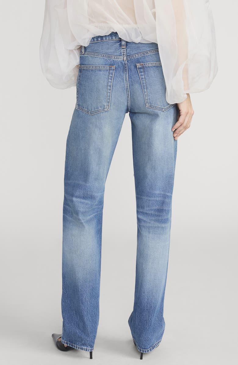FRAME The Essential Straight Leg Jeans, Alternate, color, Fighter