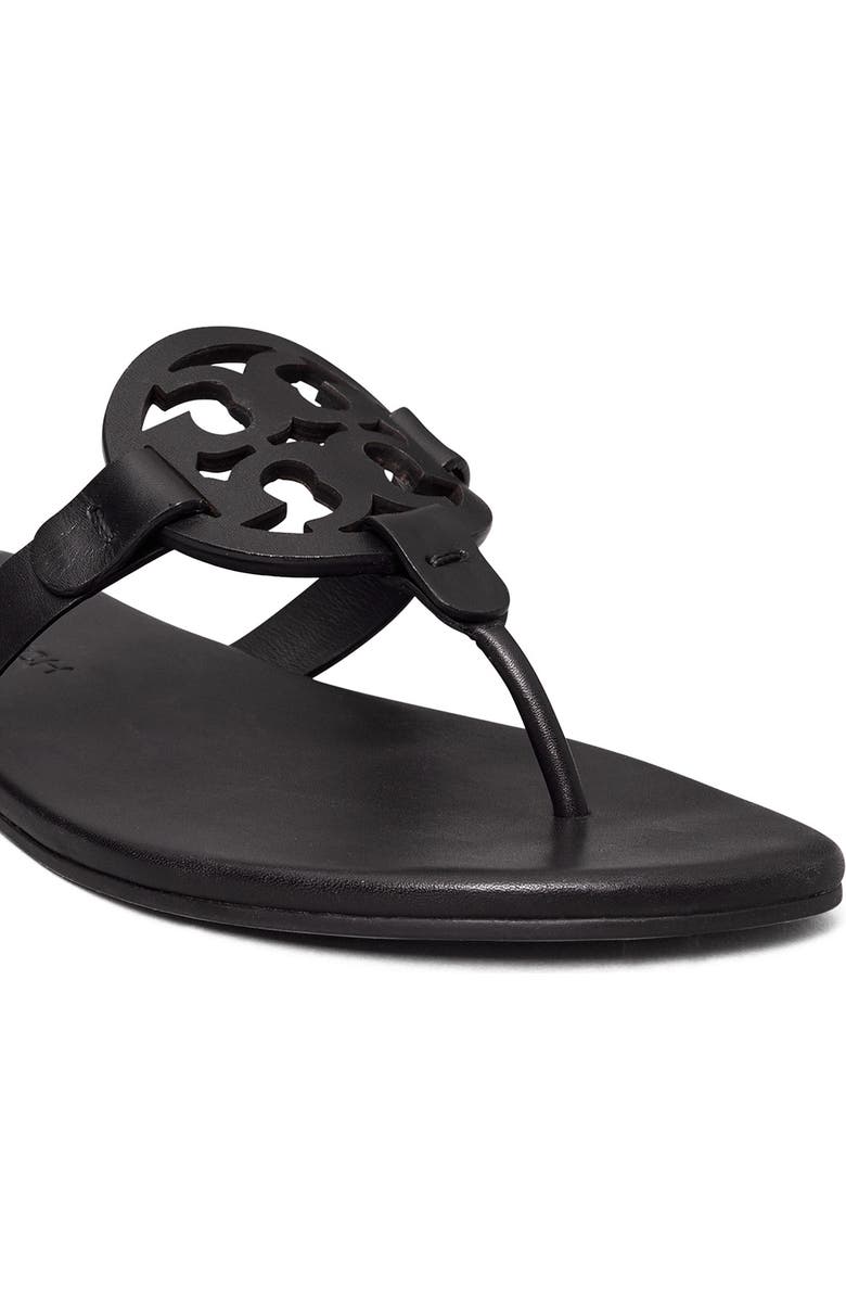 Tory Burch Miller Soft Thong Sandal, Alternate, color, Perfect Black