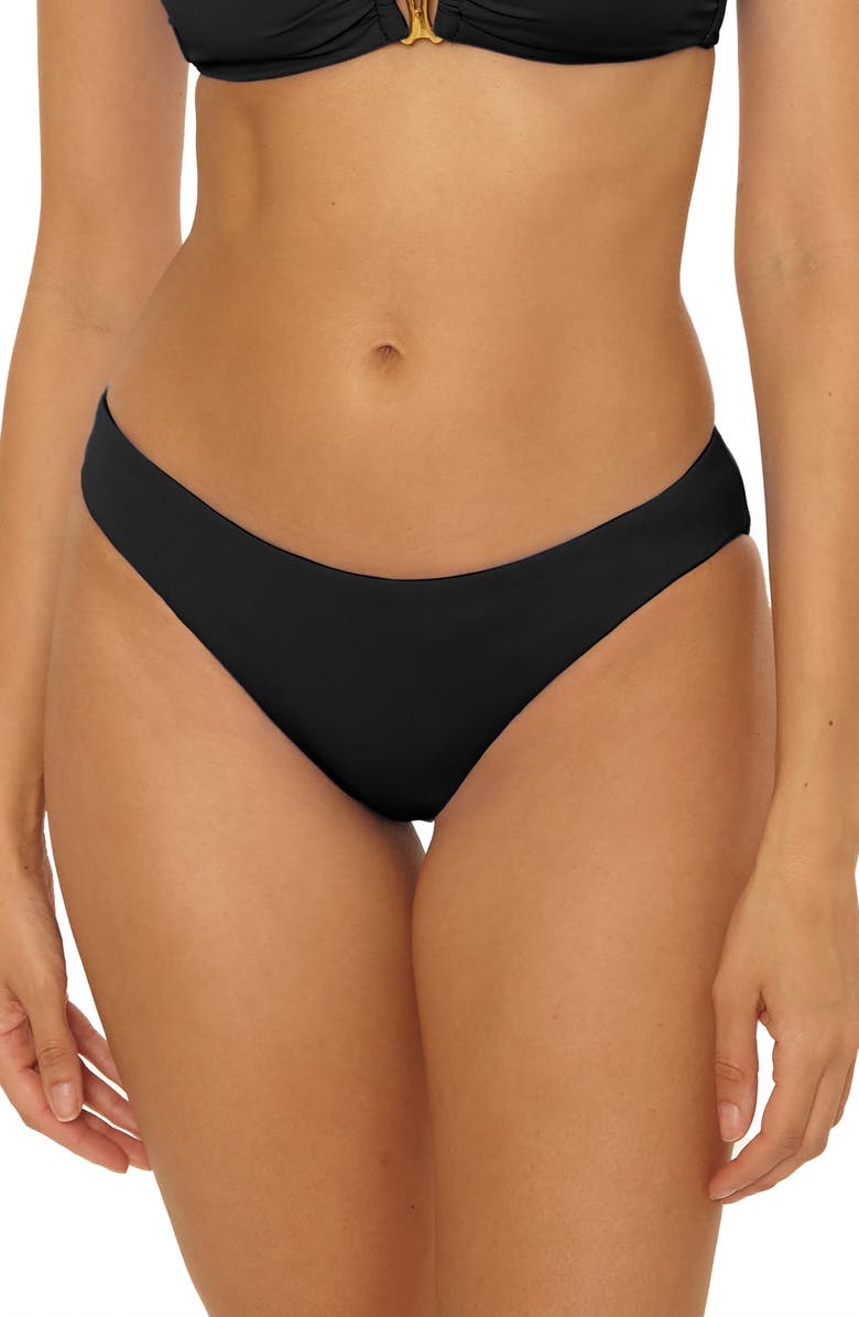 Becca 'Twist & Turns' Bikini Bottoms, Main, color, Black
