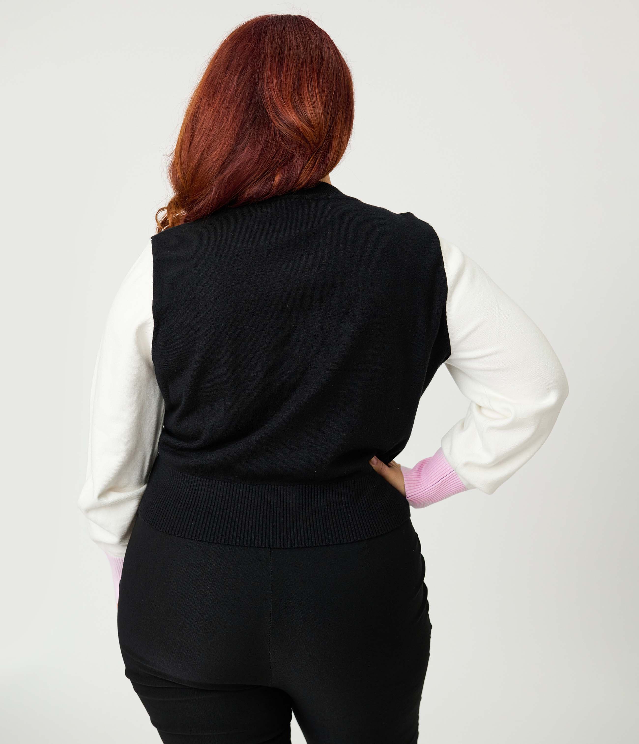 Plus Size 1950s Cropped Cardigan - image 2