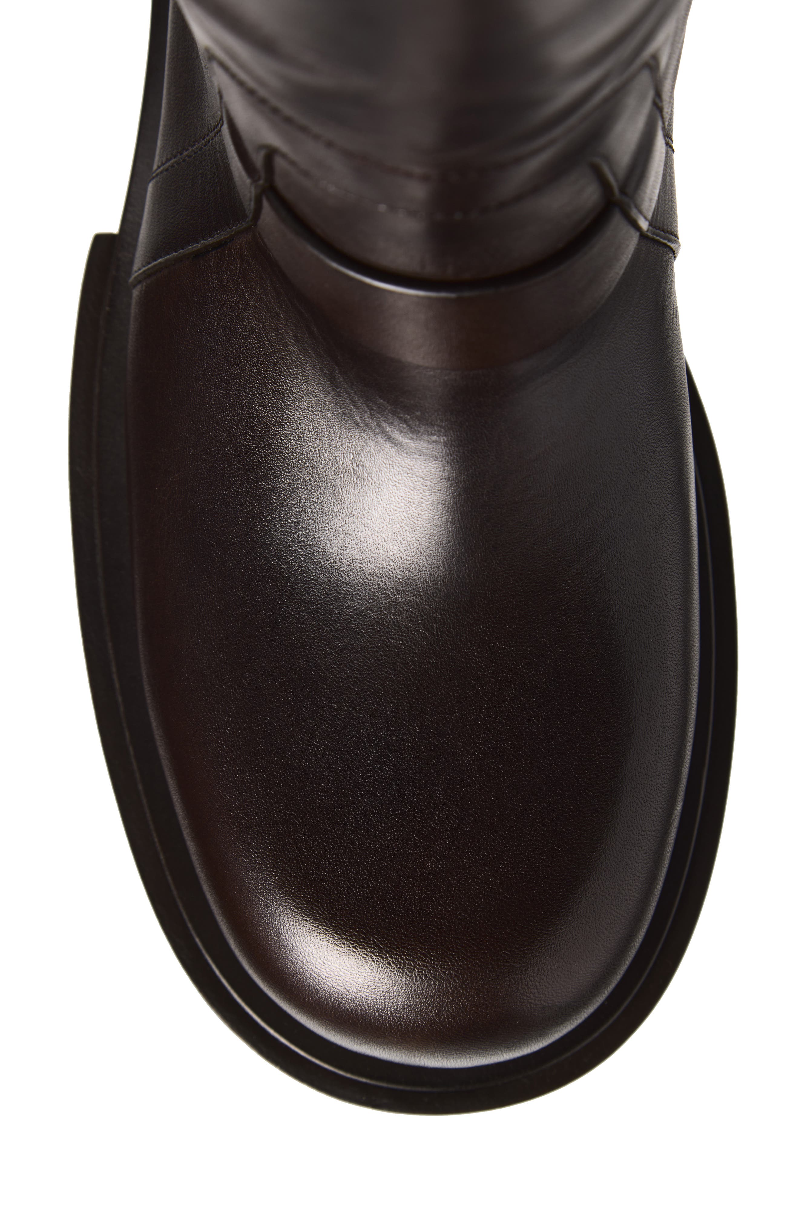 Gabe Pull-On Knee High Boot, Alternate, color, GREASE
