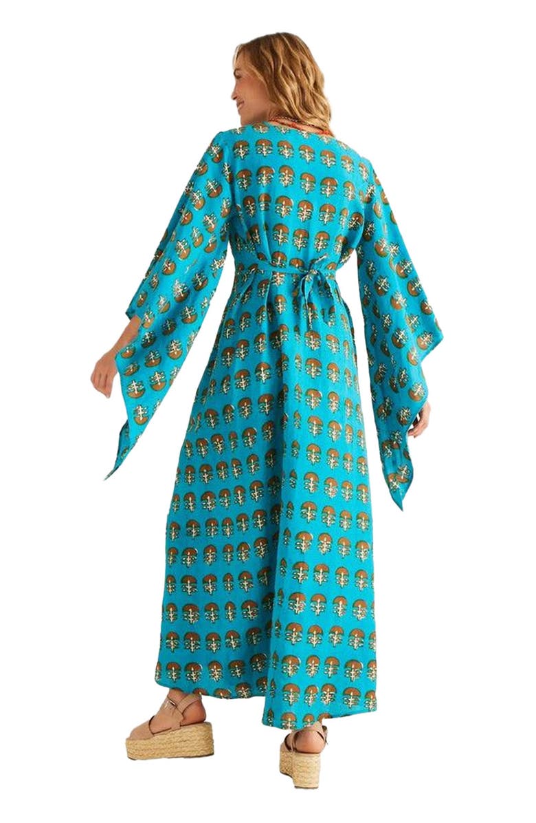 Calypso St. Barth Luna Kaftan, Alternate, color, Lorient
