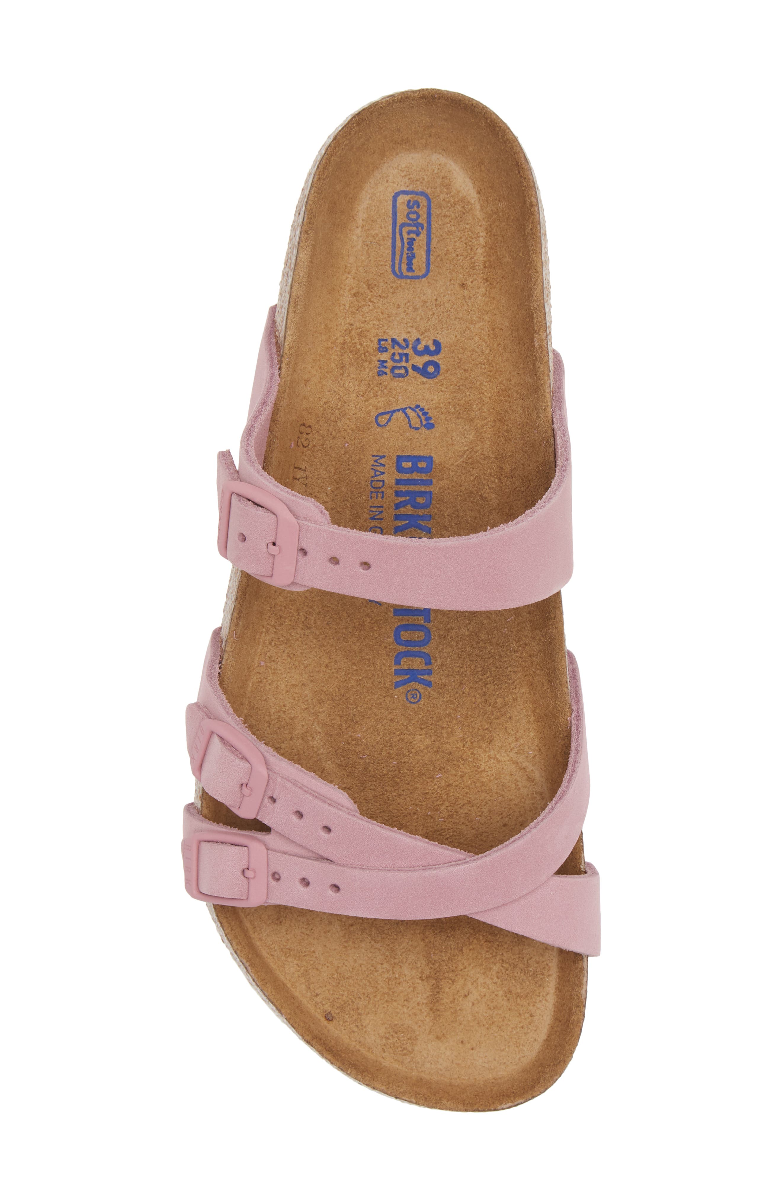 Franca Slide Sandal, Alternate, color, ORCHID NUBUCK