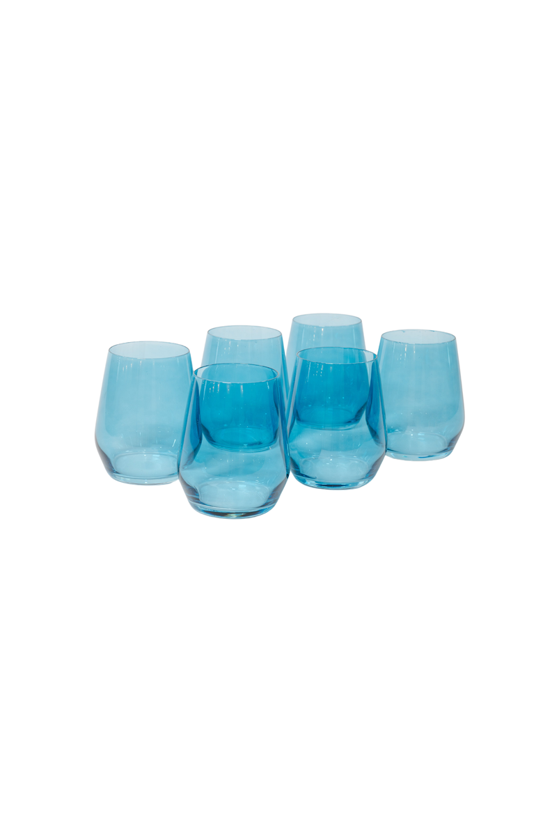 Blue Lagoon Wine Glass Set, Main, color, Light Blue