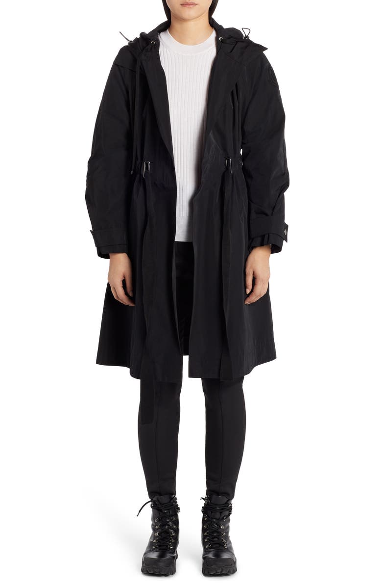 Moncler Jacquard Logo Rib Wool Sweater, Alternate, color,