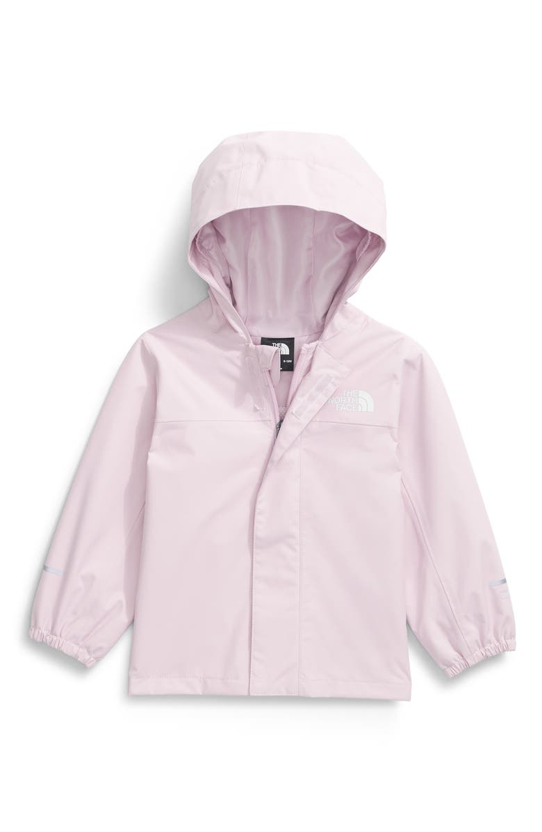 The North Face Antora Waterproof Recycled Polyester Rain Jacket, Main, color, Pale Blossom