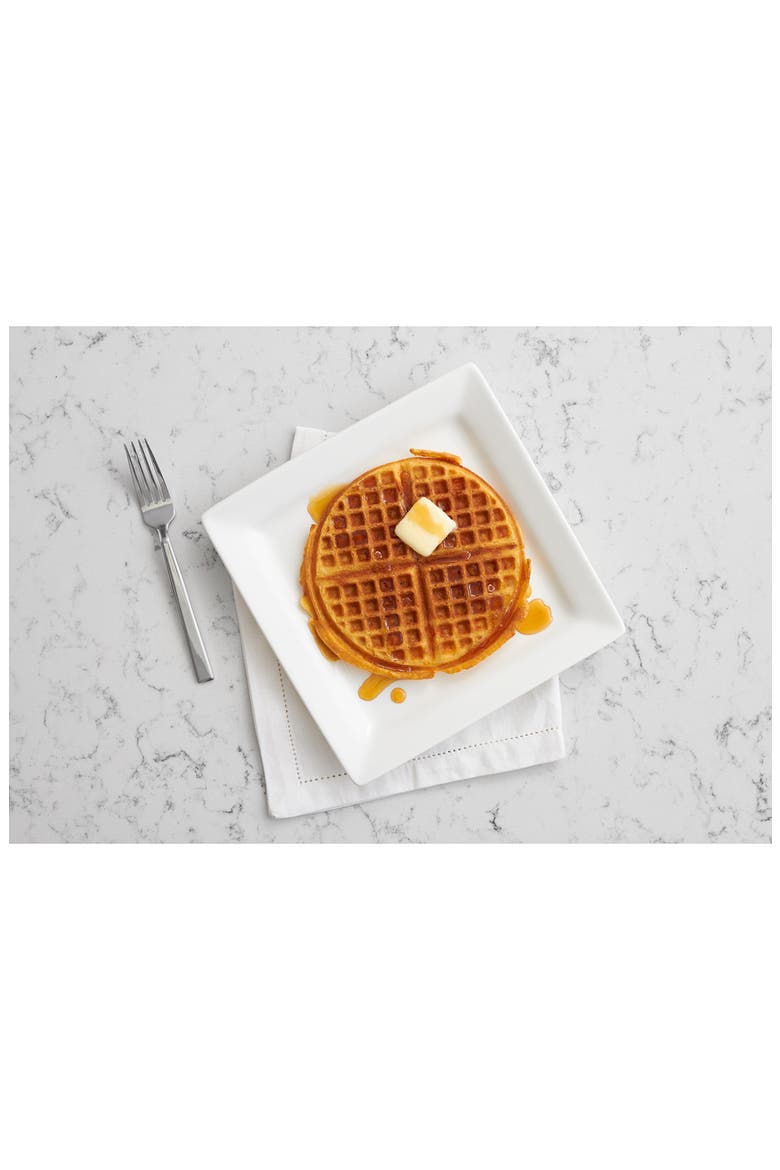Classic Round Waffle Maker, Alternate, color, SILVER