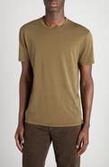 TOM FORD Short Sleeve Lyocell & Cotton Crewneck T-Shirt
