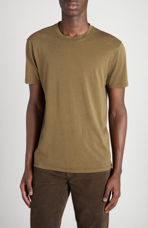 Tom Ford Short Sleeve Lyocell & Cotton Crewneck T-shirt