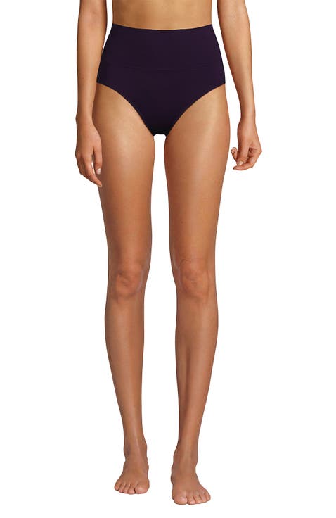 Chlorine Resistant Pinchless High Waisted Bikini Bottoms