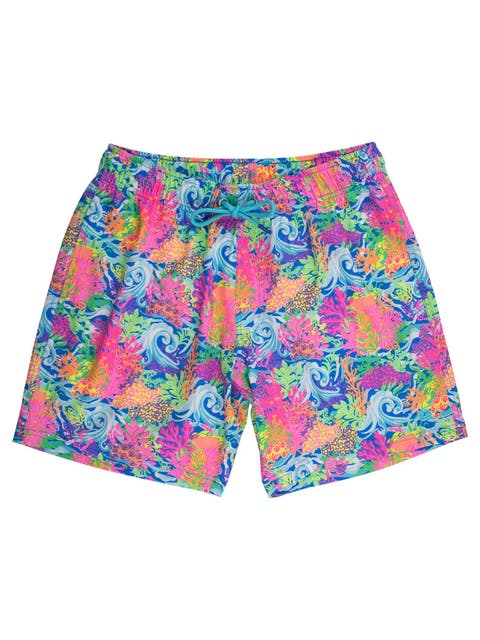 UPF50+ Sun Protected Men's Stretch Swim Trunks