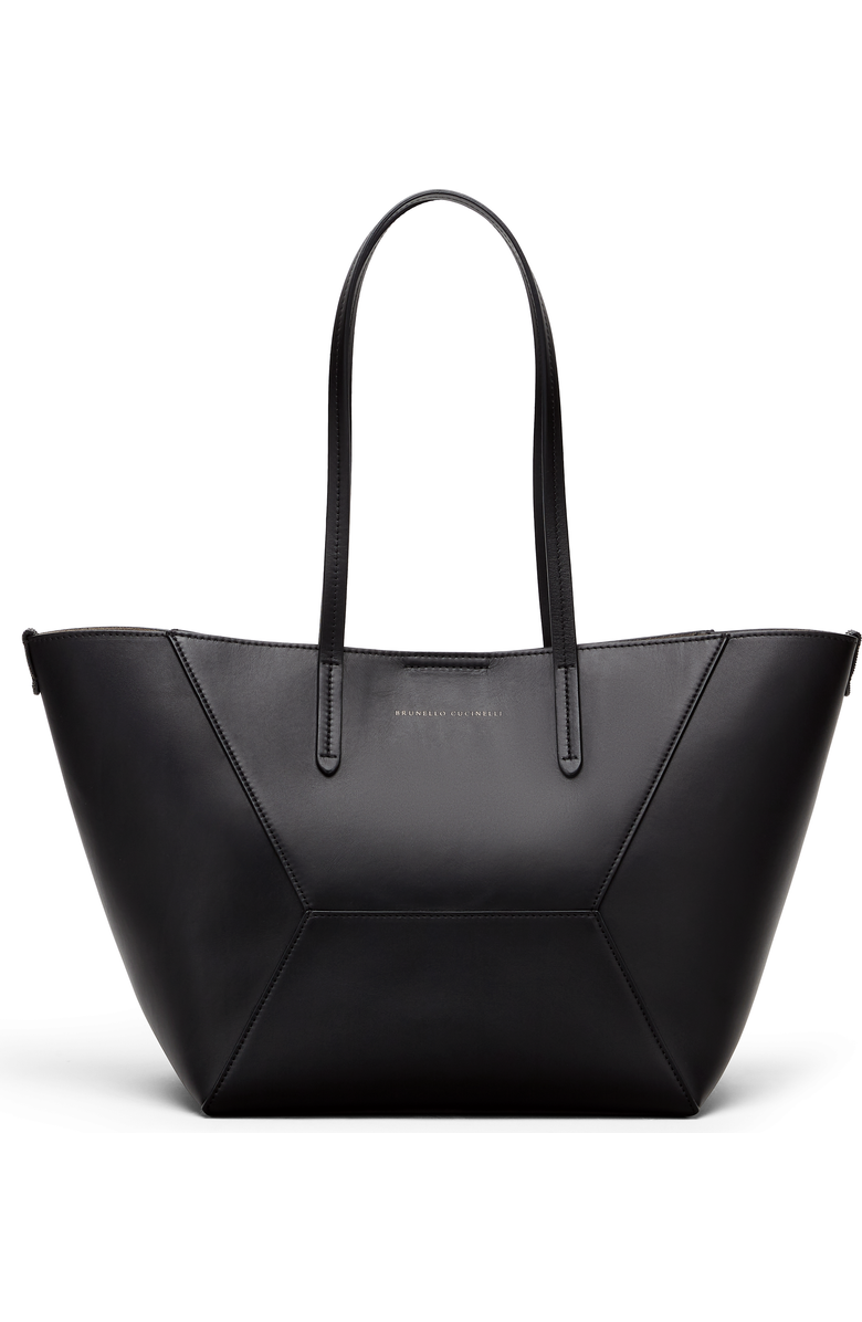 Brunello Cucinelli Shopper bag with monili, Main, color,