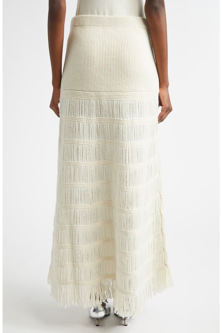 Alba Wool Blend Sweater Skirt, Alternate, color, OFF-WHITE