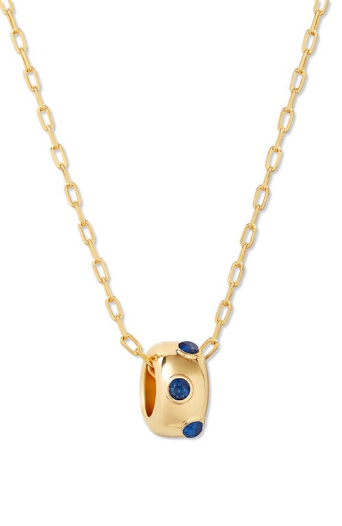 Brook & York Brook And York Kate Birthstone Pendant Necklace In Gold - September