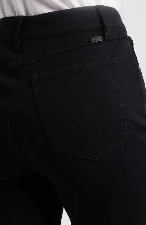 1822 Denim High Waist Straight Leg Jeans In Black