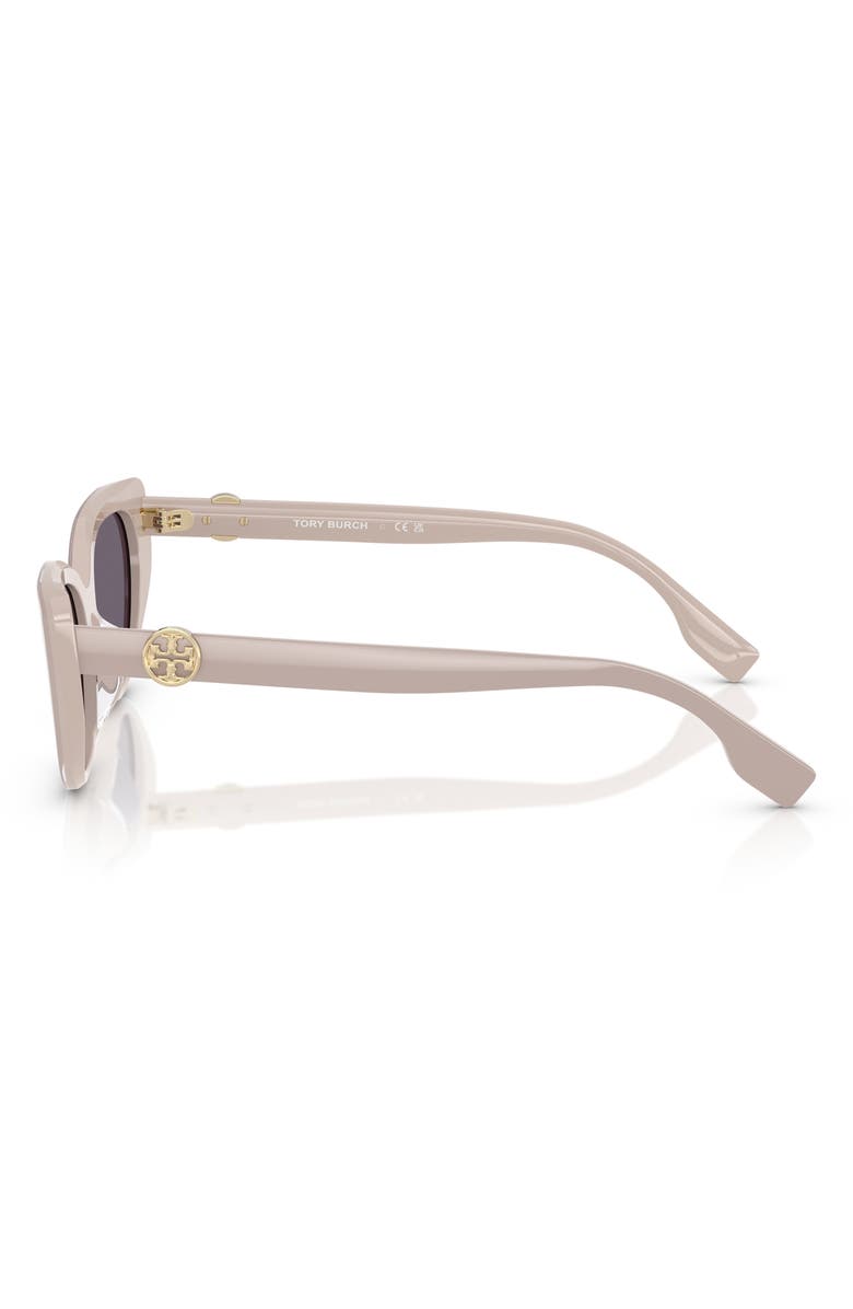 Tory Burch 55mm Cat Eye Sunglasses, Alternate, color, Crystal