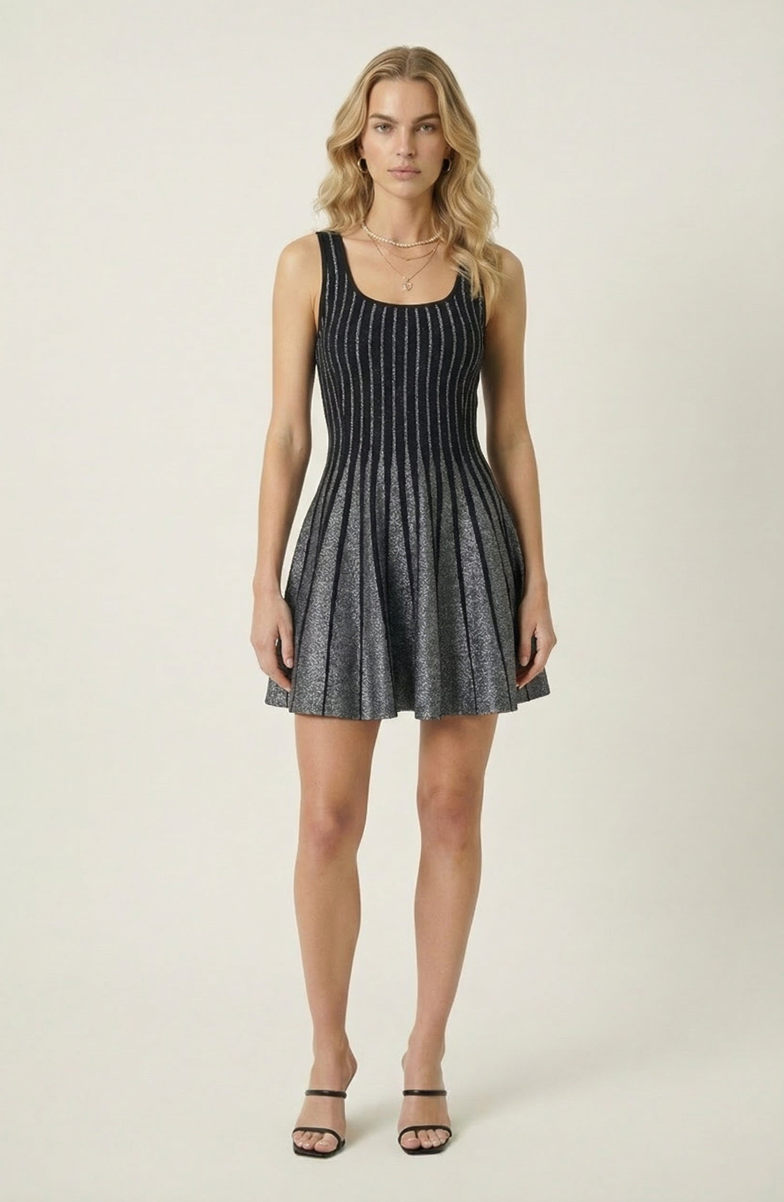 Sleeveless Knit Mini Dress