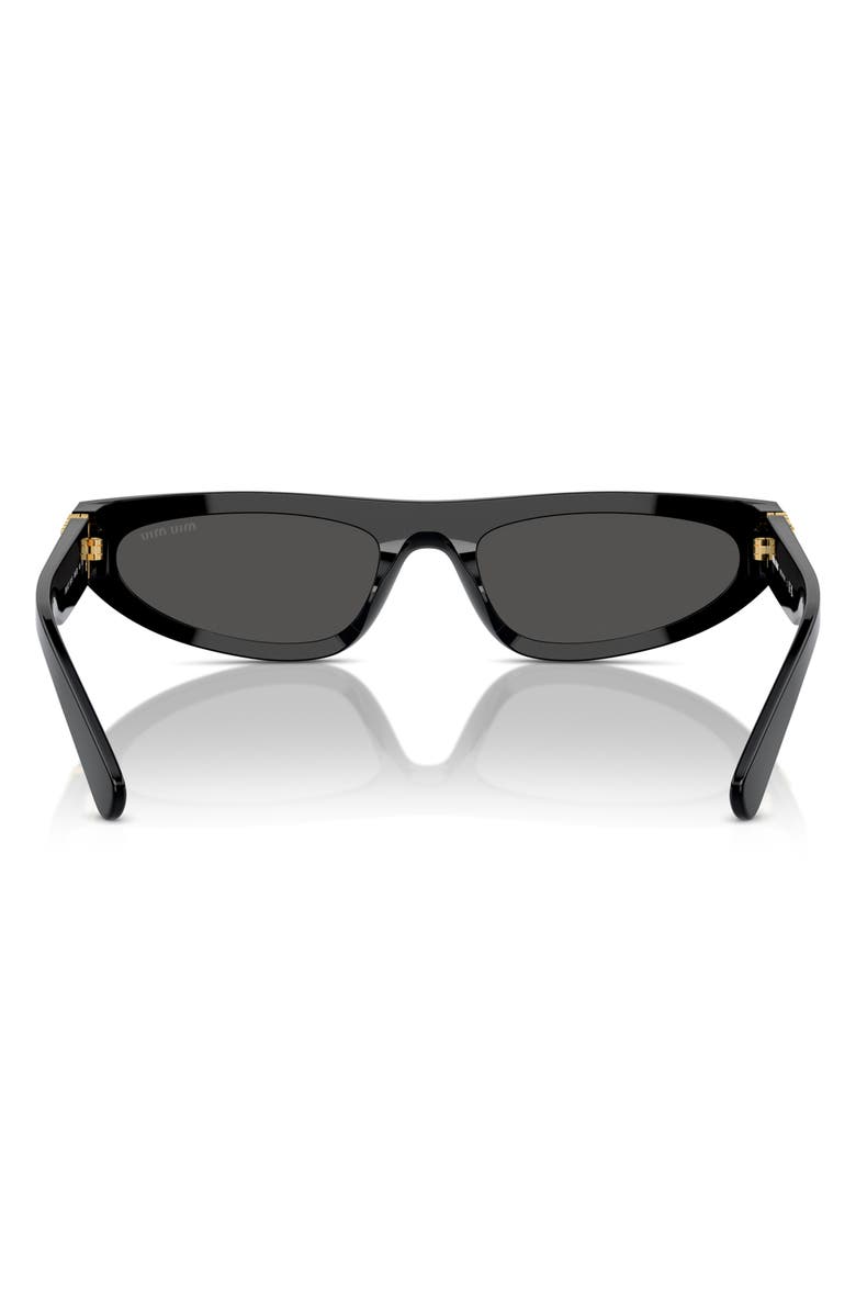Miu Miu 56mm Irregular Sunglasses, Alternate, color, 