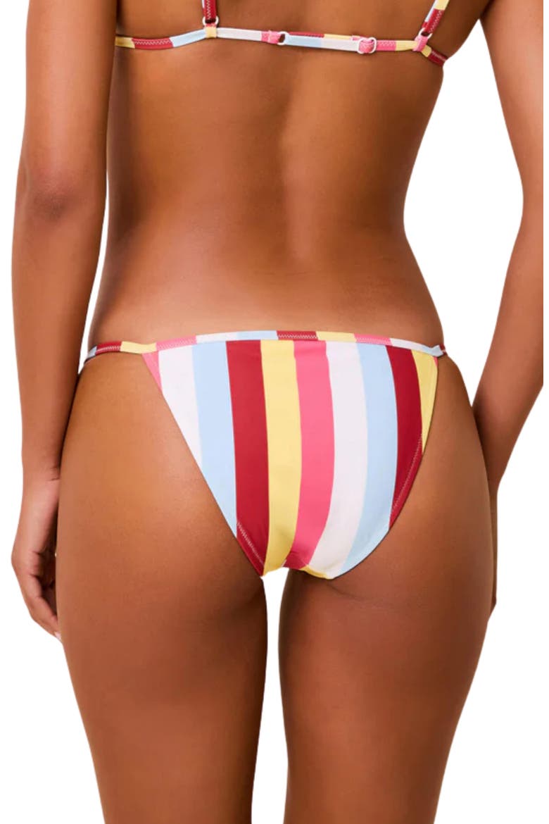 The Lulu Striped Bikini Bottoms, Alternate, color, SYMI STRIPE