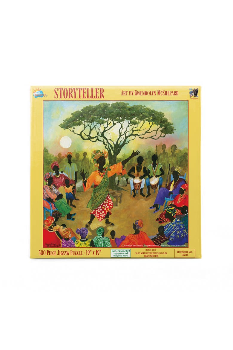 Storyteller 500 piece Jigsaw Puzzle for Adults, Alternate, color, Multicolor