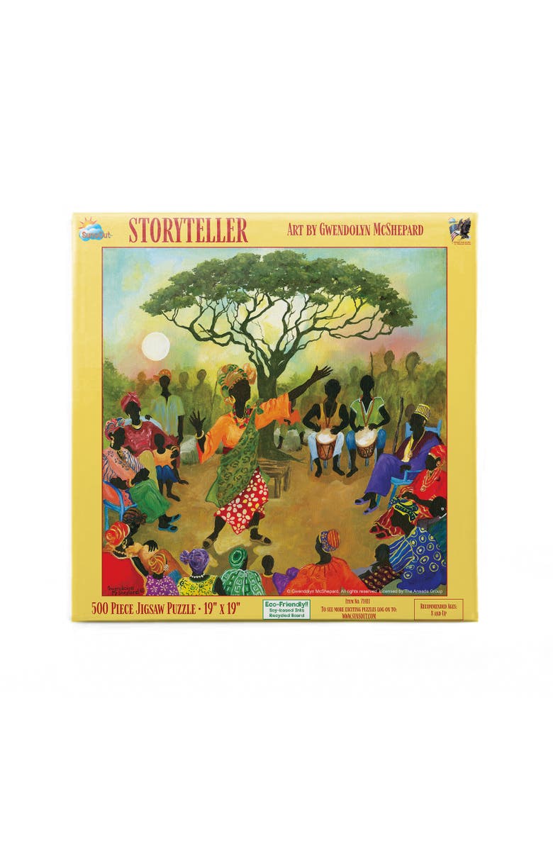 Sunsout Storyteller 500 piece Jigsaw Puzzle for Adults, Alternate, color, Multicolor