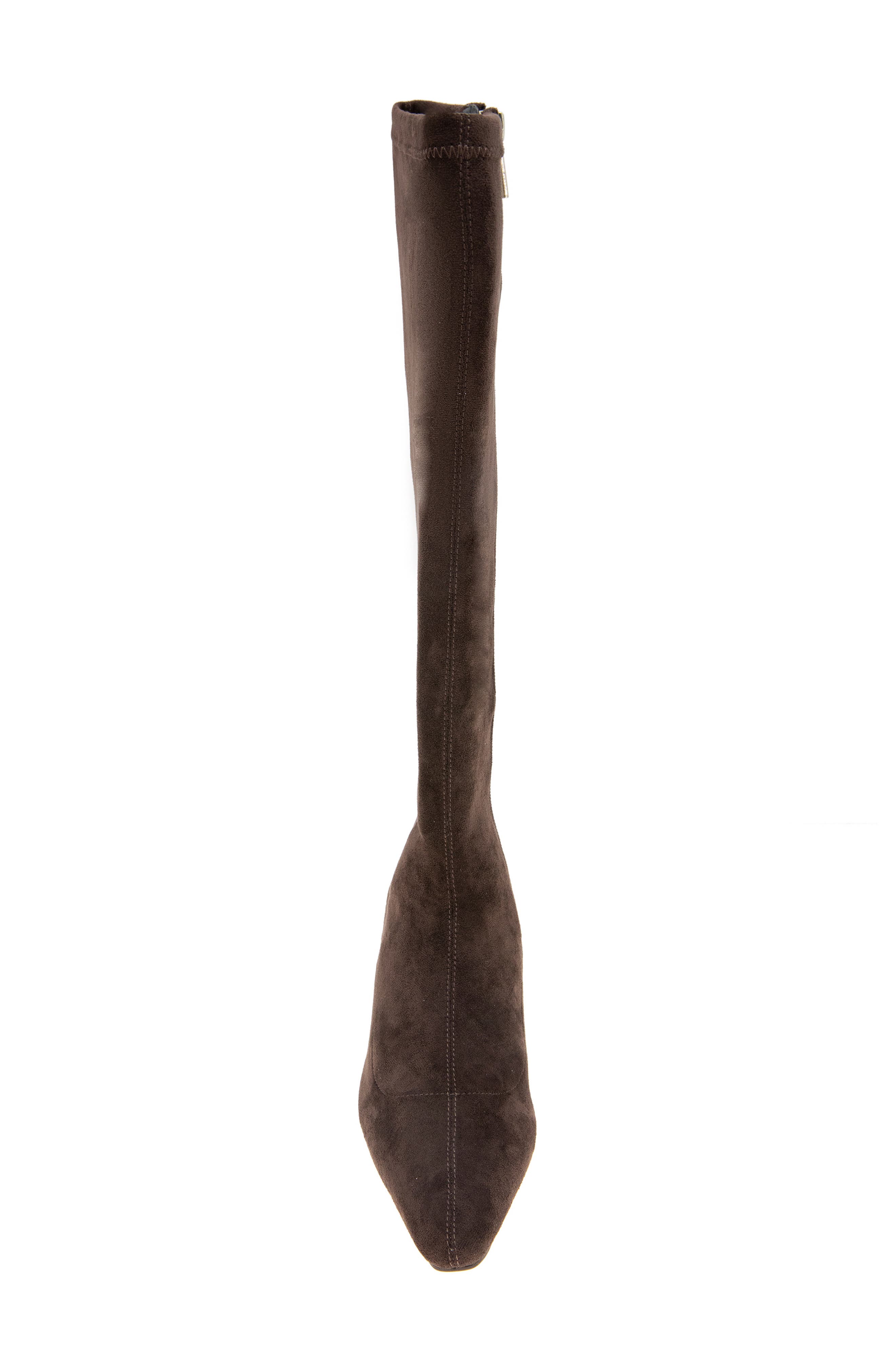 Meridith Knee High Boot, Alternate, color, CHOCOLATE MICRO