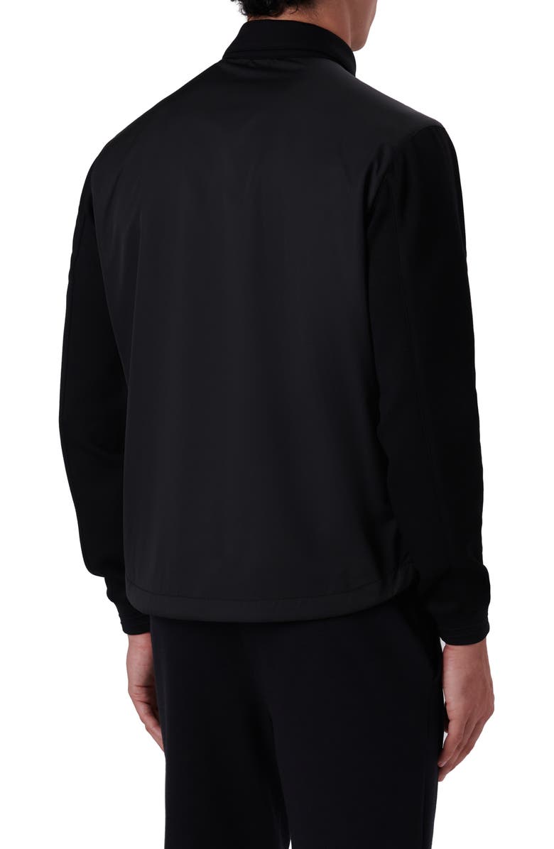 Bugatchi Knit Snap-Up Shirt Jacket, Alternate, color,