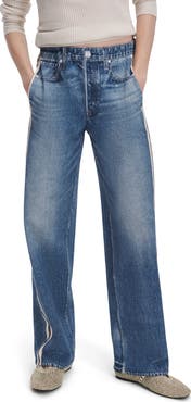 rag & bone rb Miramar Track Stripe Cotton Terry Sweatpant Jeans